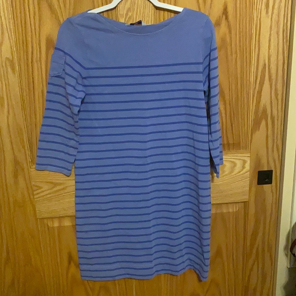 Vineyard Vines Blue Striped Dress